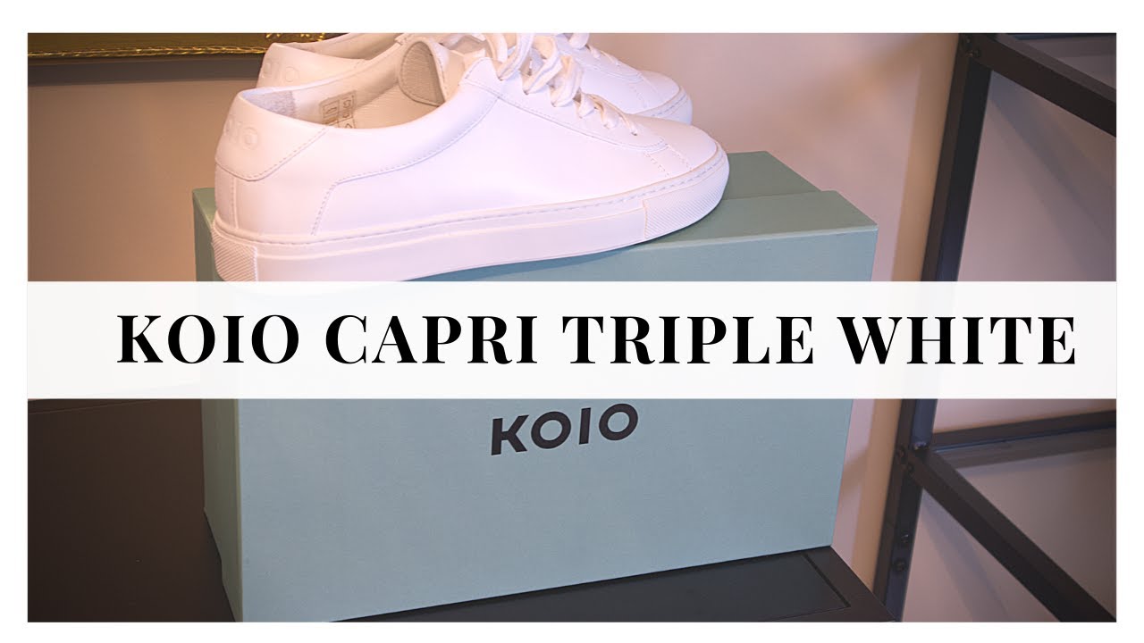 UNBOXING KOIO CAPRI TRIPLE WHITE| COCOSTYLESNY