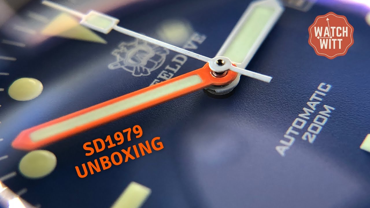 Распаковка STEELDIVE SD1979 &mdash; Squale 1521 Homage