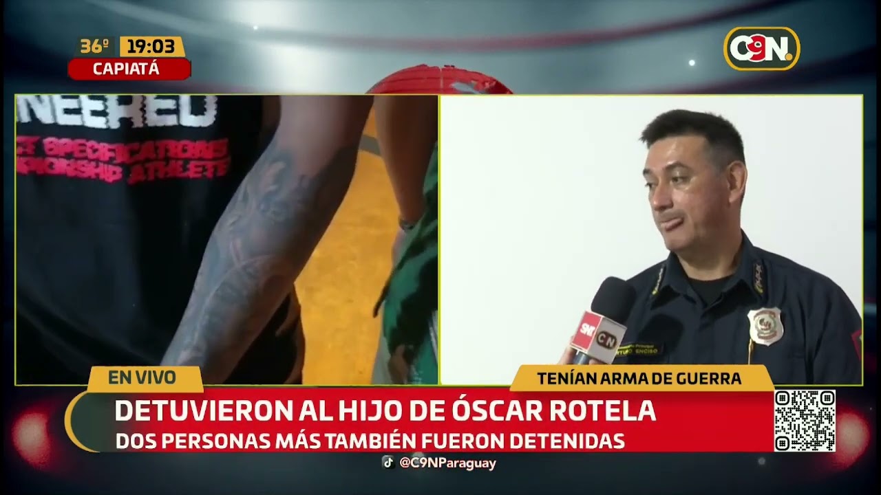 Detuvieron al hijo de Óscar Rotela