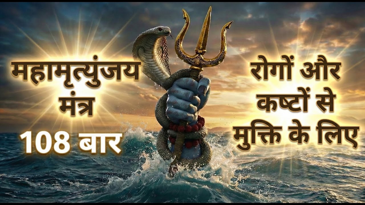 Powerful Mahamrityunjaya Mantra 108 Times | शिव मंत्र जाप for Healing & Peace | कष्ट निवारक मंत्र