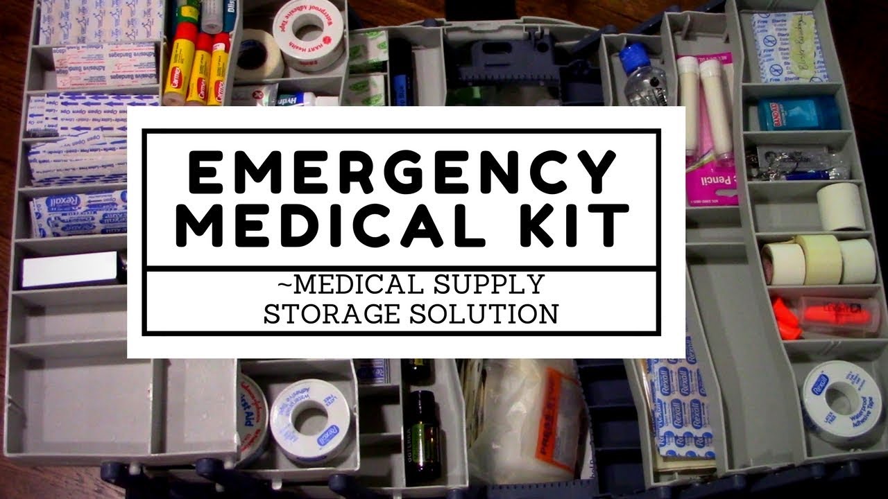 Medical Supply Storage Solution ~Tackle Box