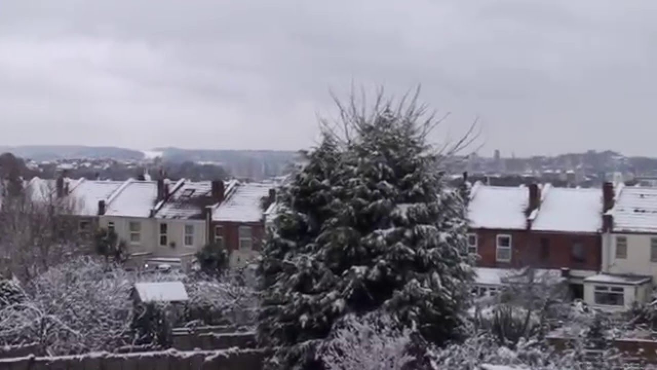 snow in bristol brislington 2010