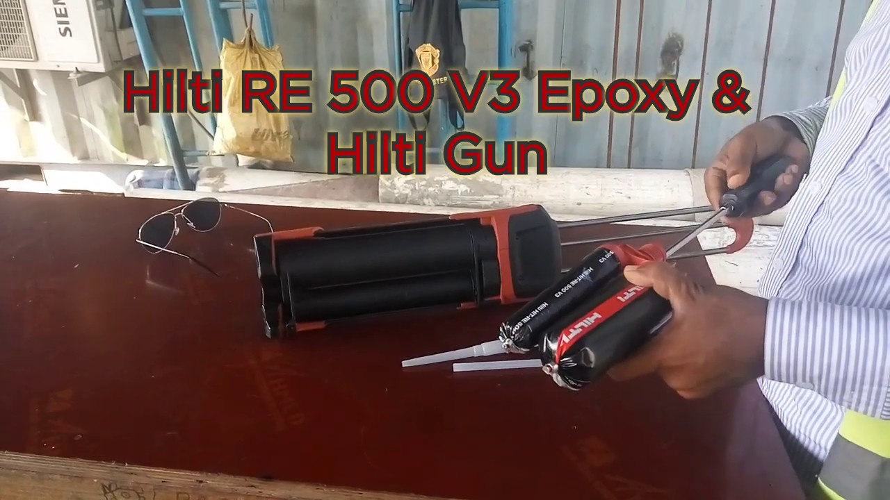 How to install Hilti Hit RE 500 V3 Epoxy into Hilti Gun