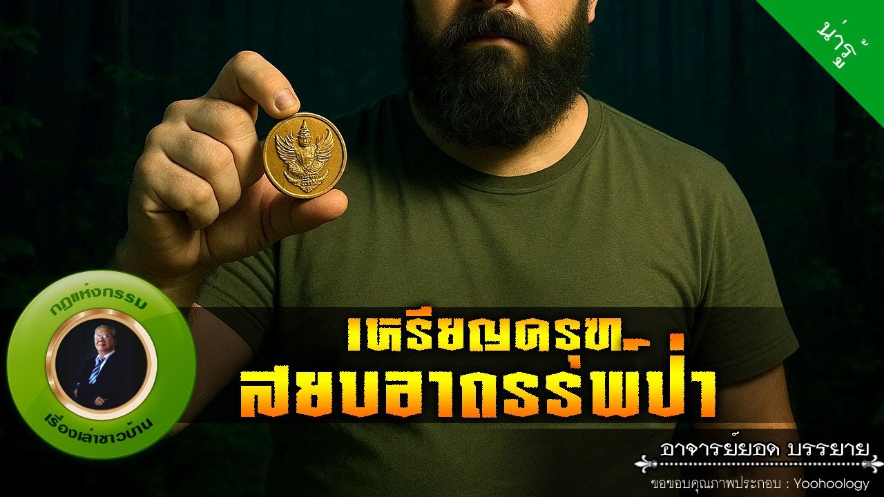 อาจารย์ยอด : เหรียญครุฑสยบอาถรรพ์ป่า [น่ารู้]