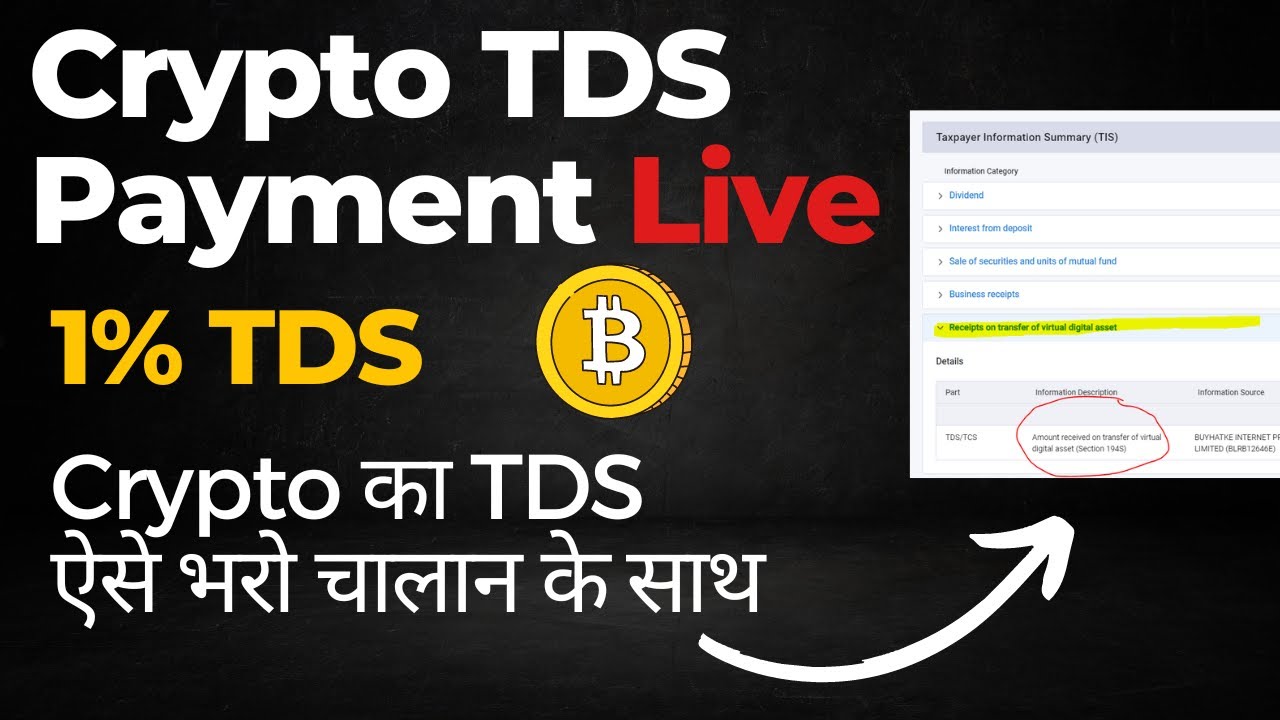 Crypto TDS Kaise Bhare | Crypto TDS Refund | Crypto TDS on Binance | Crypto TDS Filing