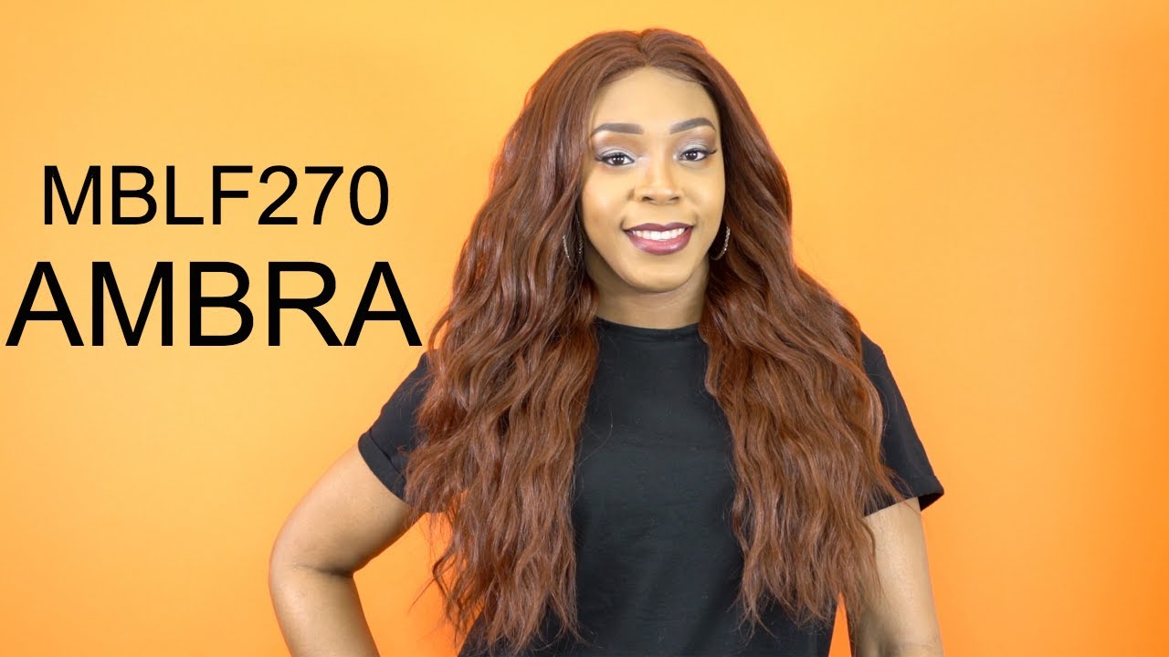 Bobbi Boss Human Hair Blend 360 Swiss Lace Wig - MBLF270 AMBRA +GIVEAWAY --/WIGTYPES.COM