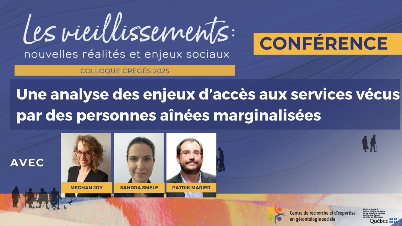 Une analyse des enjeux d’accès aux services vécus par des personnes aînées marginalisées