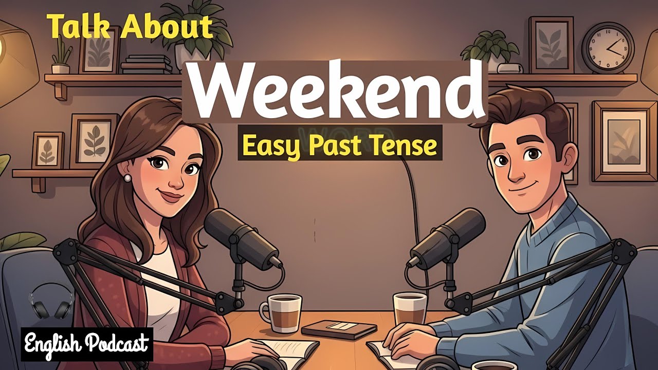 How to Talk About Your Weekend | Learn Past Tense Easily | Daily English Podcast for Beginners