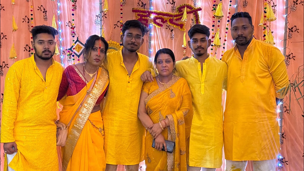 Haldi ceremony 💛 Bhai ki shaddi Day-1