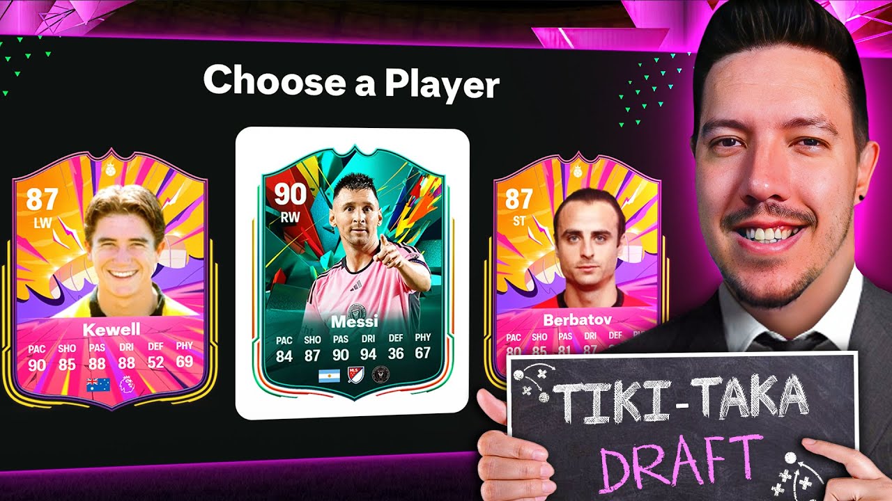TIKI-TAKA DRAFT KIHÍVÁS ⚽🔥 FC25 DRAFT