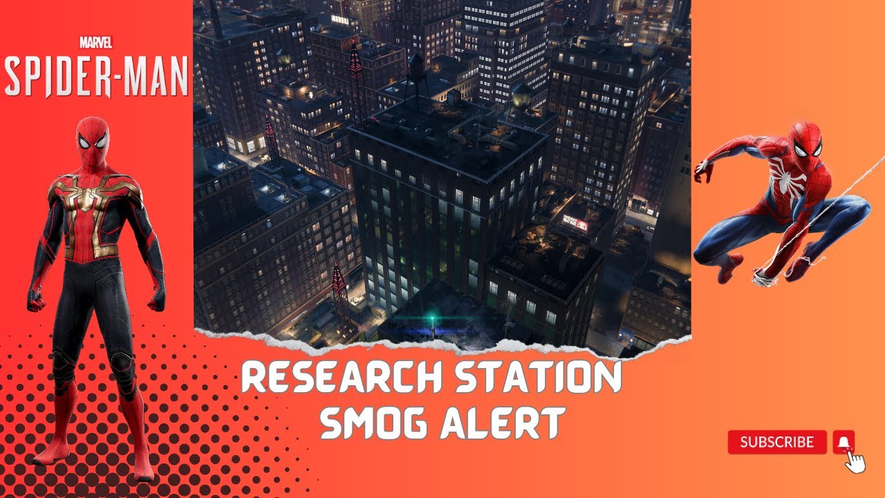Marvel's Spider-Man Remastered Research Station - Smog Alert