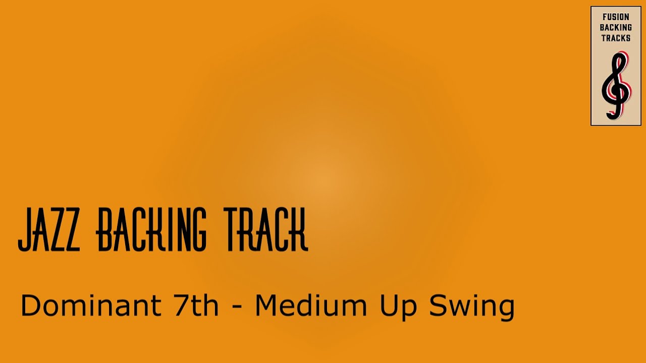 Jazz Backing Track for BASS | Dominant 7th Progression | (No Bass)