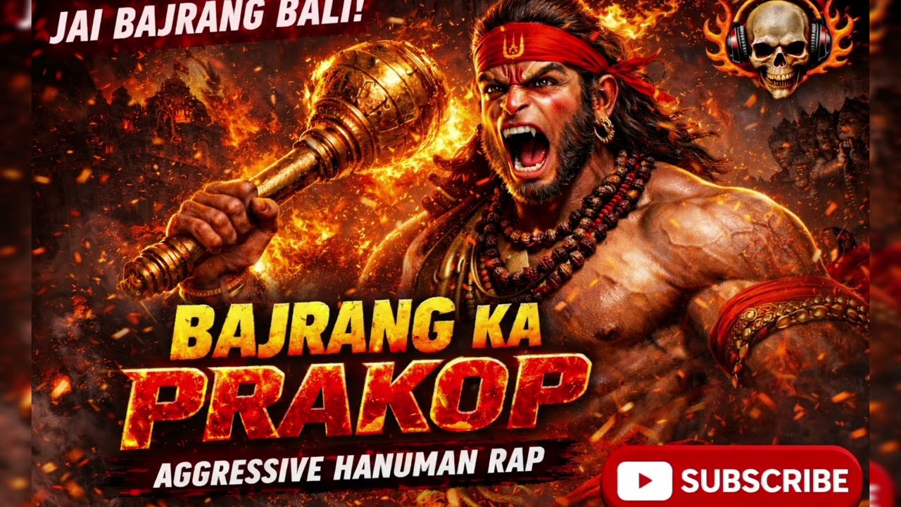 BAJRANG KA PRAKOP 🔥 | Aggressive Hanuman Rap Song | Jai Bajrang Bali | Power Rap 2026