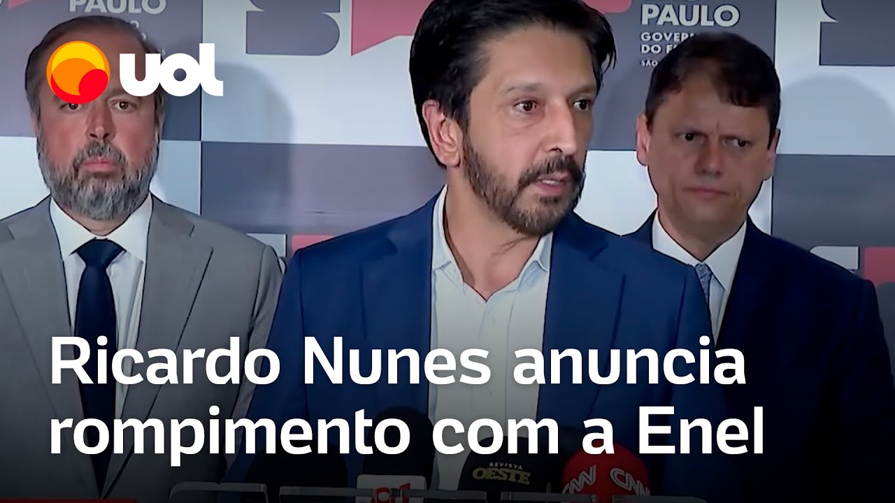 Ricardo Nunes anuncia rompimento do governo federal com a Enel após dias sem luz em São Paulo
