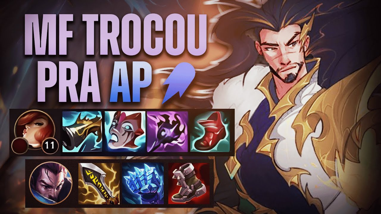 MISS FORTUNE TEVE QUE BUILDAR AP IGUAL NO ARAM (🤣) - ATUAL MELHOR BUILD DO YASUO CONTRA TIME FULL AD