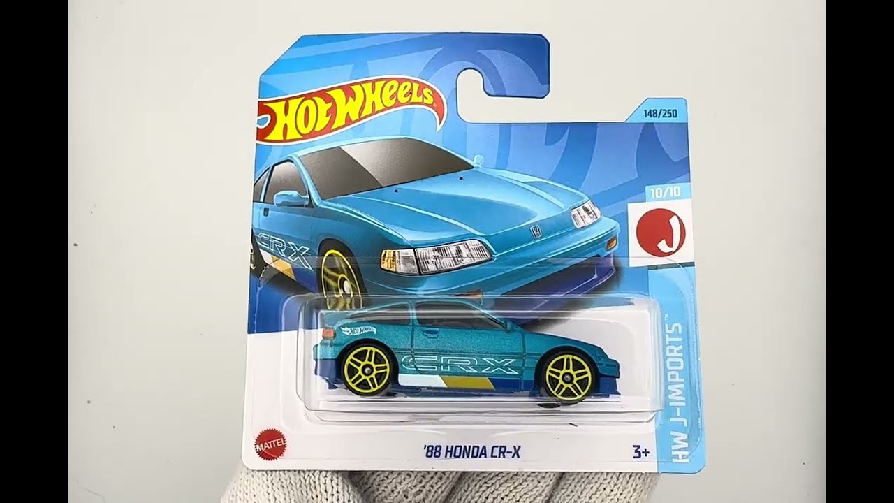 HOT WHEELS 88 HONDA CR-X 10/10 HW J-IMPORTS VON 2024 