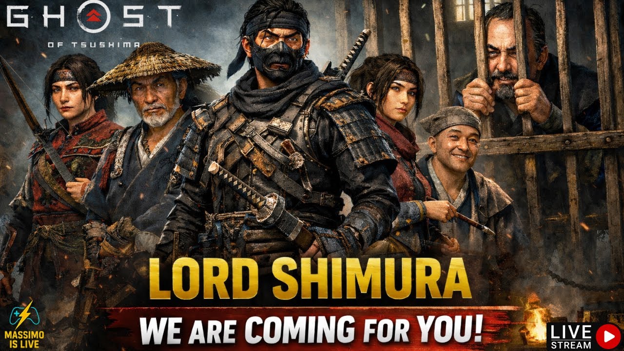 Rescuing Lord Shimura ⚔️ | Ghost of Tsushima | Main Story LIVE ! #ghostoftsushima #gaming #story
