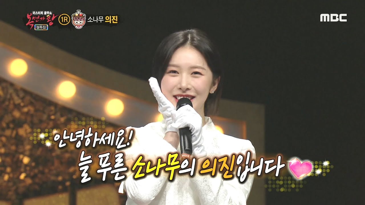 [복면가왕] 청아한 목소리 '홍동백서'의 정체는! 소나무의 의진!