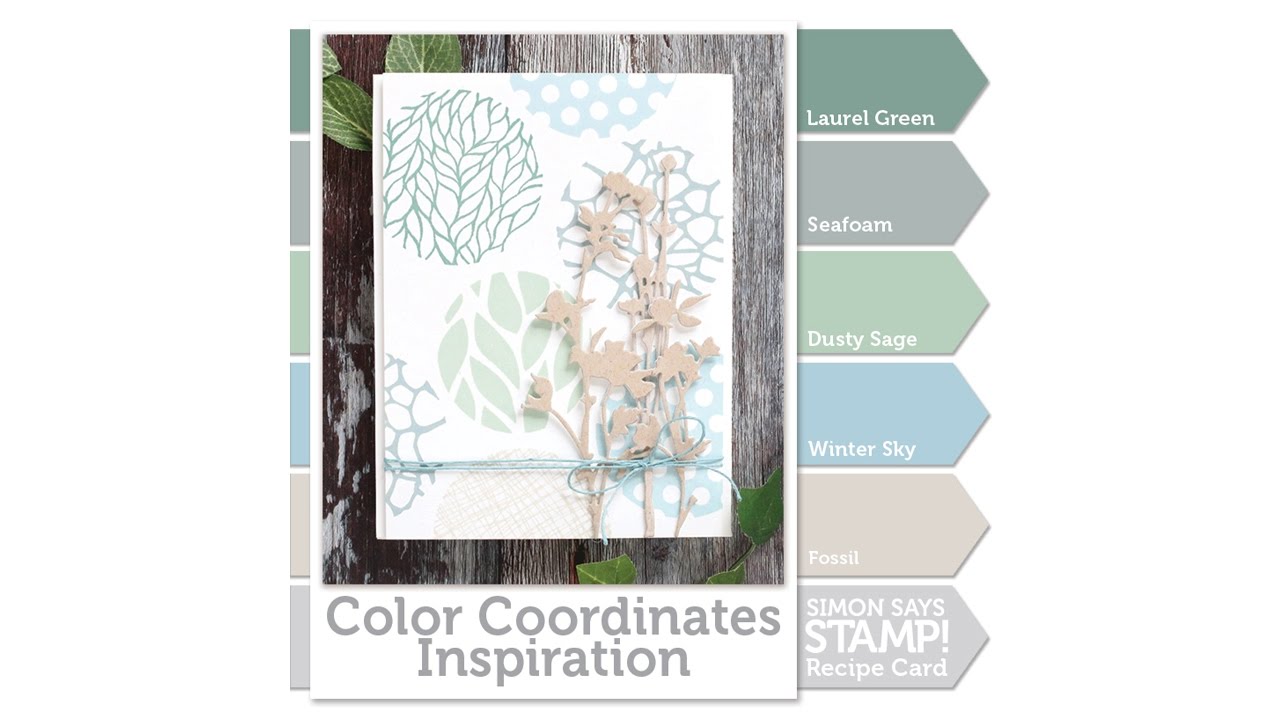 Serenity: Simon Says Stamp Color Coordinates