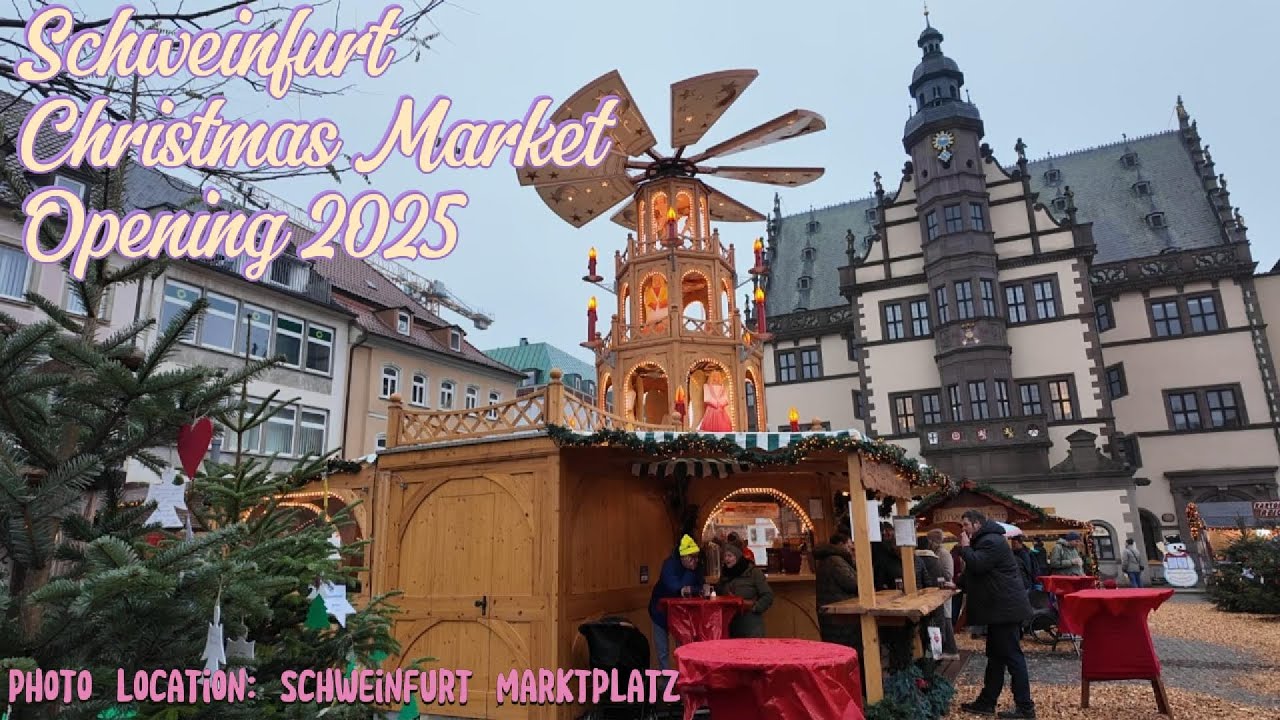 Schweinfurt #christmas  Market Opening 2025 #travel #germany  #christmas