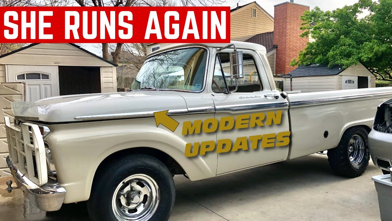 The FIRST START Was A MESS 1965 Ford F100 EFI Conversion