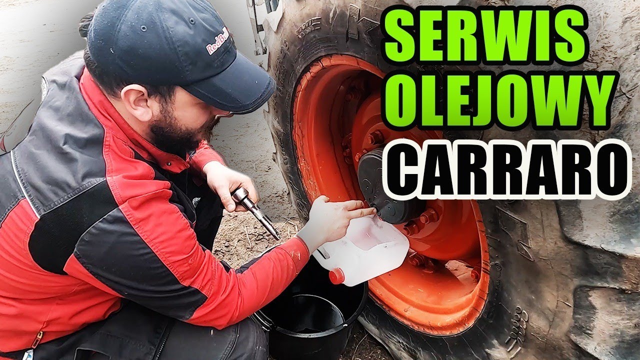 Serwis olejowy carraro + nowe błotniki TAJEMNICZY OPERATOR