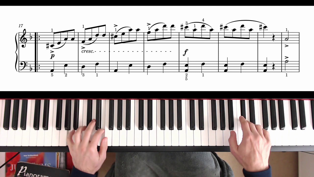 Novelette de Gurlitt (piano) avec partition