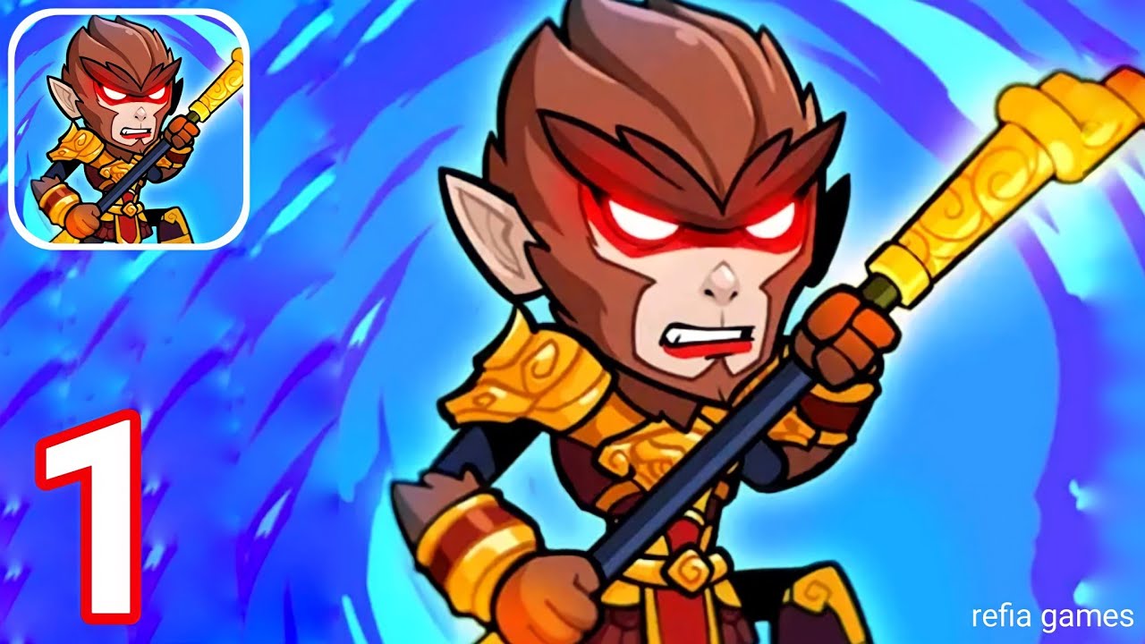 Monkey King : Myth Of Skull - gameplay Walkthrough Part 1 Level 1 - 5 ( iOS, Android )