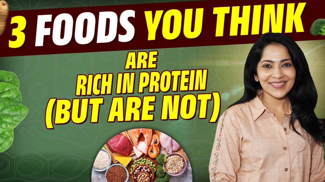 Don't Get Cheated😷 | 3 Foods That Are NOT Protein Rich | Stay Fit with Ramya