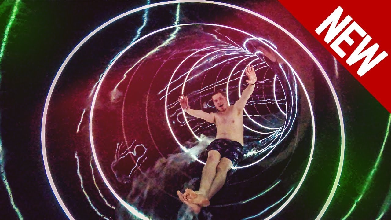 Interactive Multimedia Water Slide [NEW 2019] Aquapark Kladno