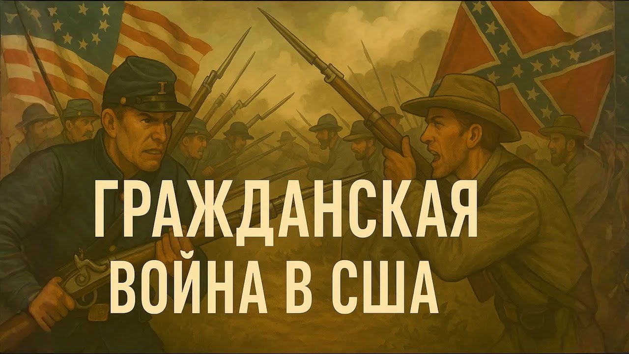 ГРАЖДАНСКАЯ ВОЙНА В США | Нация, Расколотая Надвое | ИСТОРИЯ ДЛЯ СНА