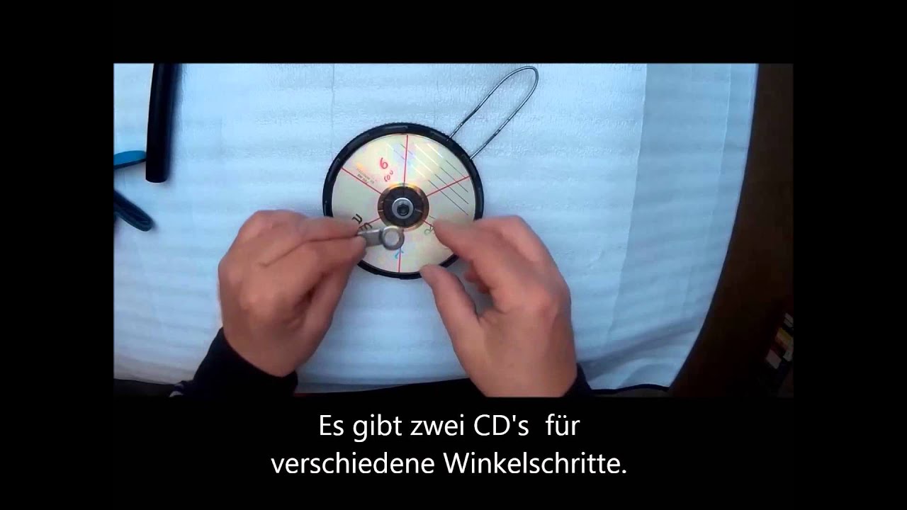 DIY Boden-Drehwinkel-Anzeiger f&uuml;r 360&deg;-Panoramen mit dem Einbeinstativ