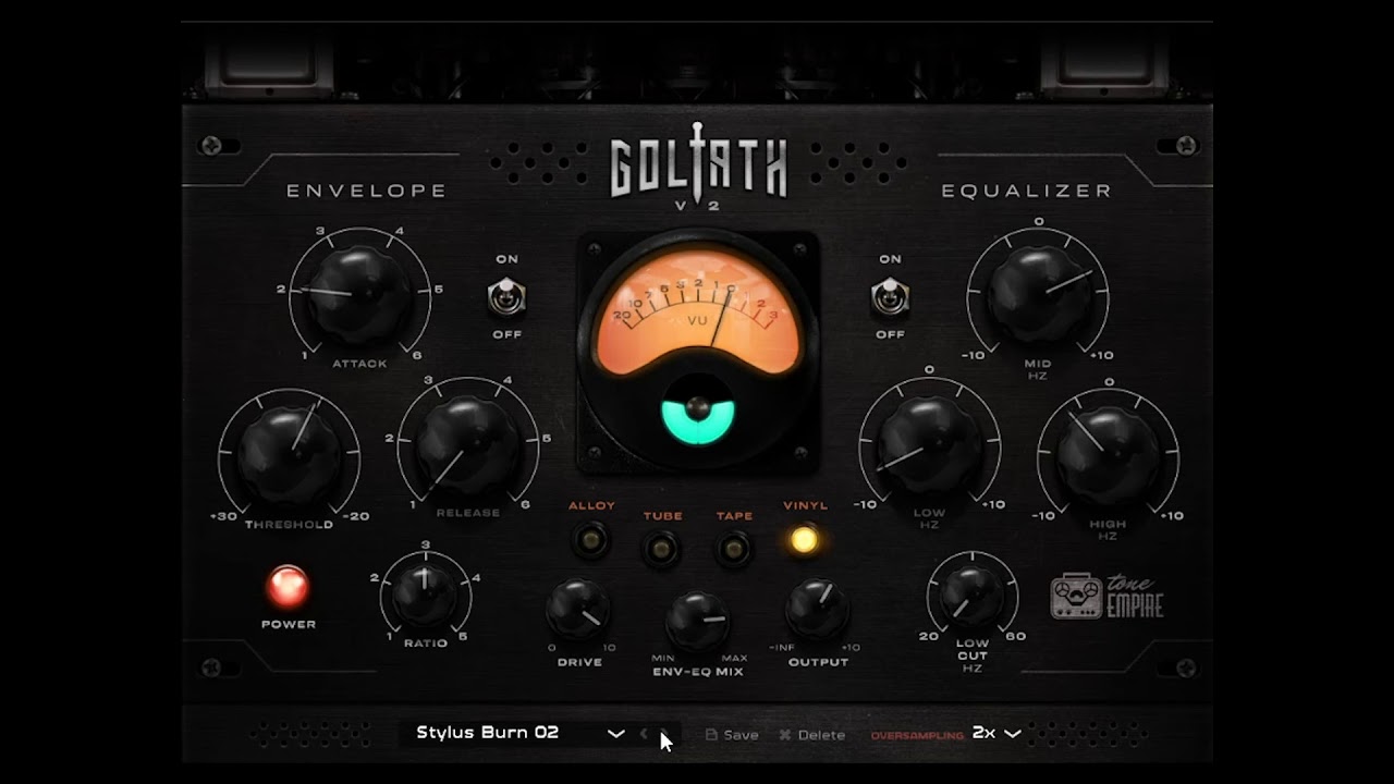 Tone Empire Goliath V2 | ヴィンテージ・アナログ・チェーンのサウンドを表現する