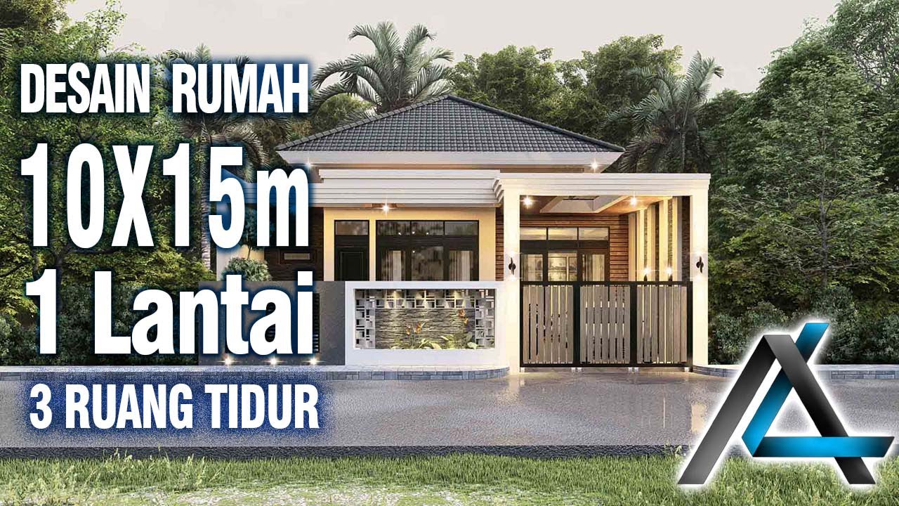 DESAIN RUMAH 10X15  meter I Malang – DESAIN RUMAH TROPIS MODERN