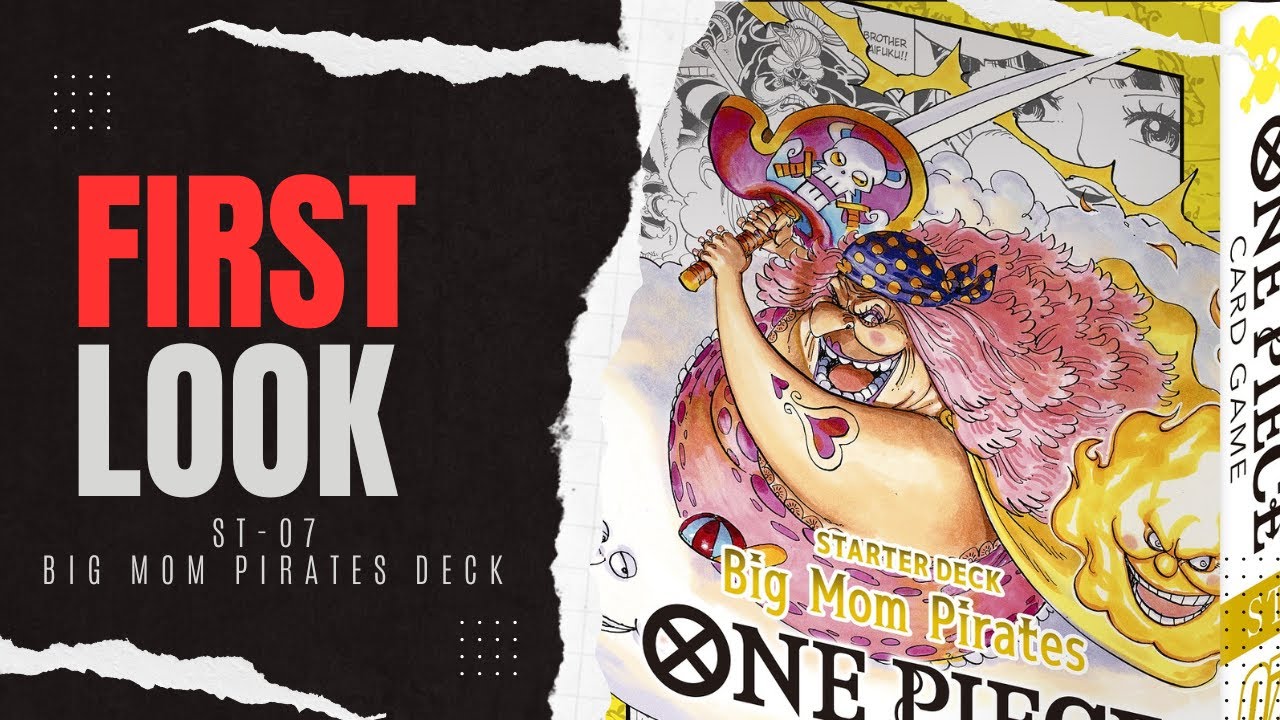 * LET'S HAVE A  LOOK AT THE NEW BIG MOM STARTER DECK (ST-07)!!! * - One Piece Card Game + GIVEAWAY!