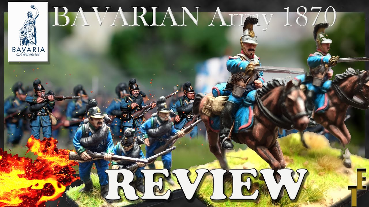 Review - Bavarian army of 1870 by Bavaria Miniatures: 3d printed miniatures.