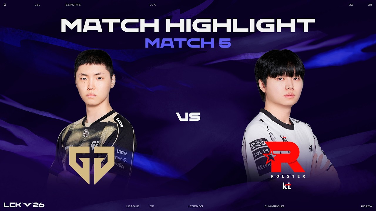 GEN vs KT | 매치 5 하이라이트 | 2026 LCK