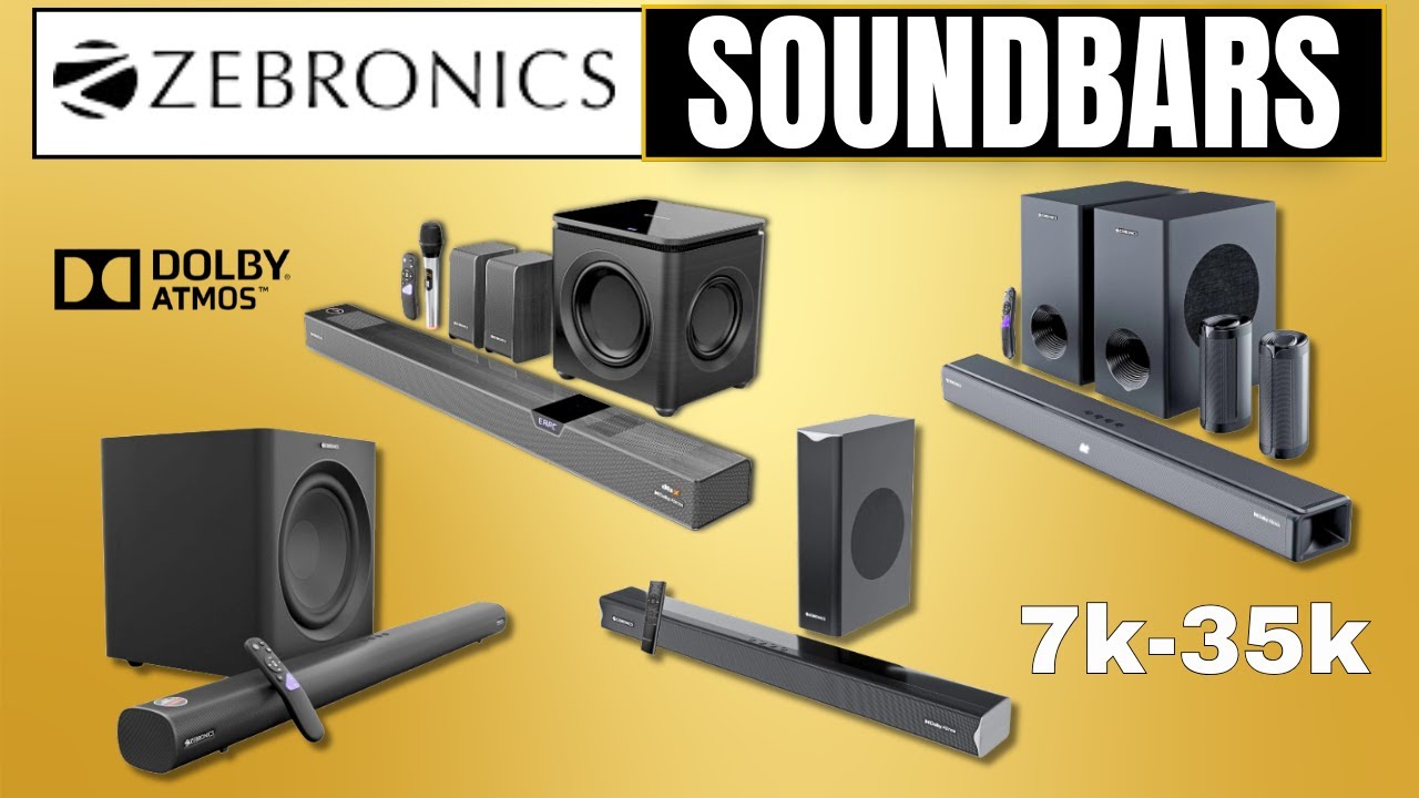 Best Soundbar in India 2026 | Best Zebronics Soundbar Under ₹7,000 – ₹35,000 | Best Soundbar 2026