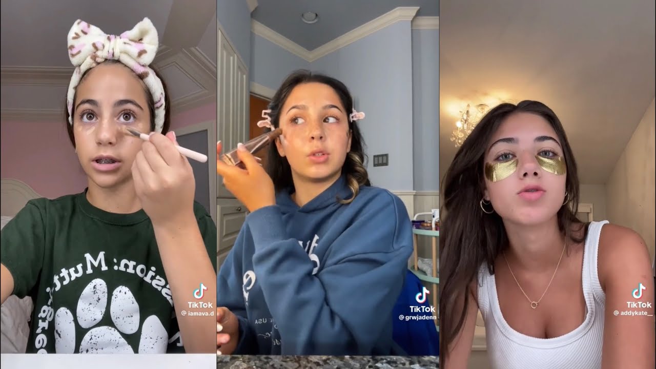GRWM for the first day of school - TikTok compilation