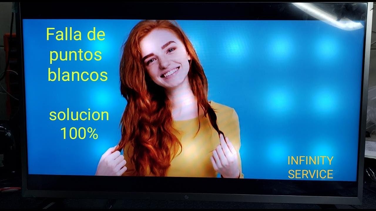 PANTALLA LG CON PUNTOS BLANCOS    SOLUCION  100%
