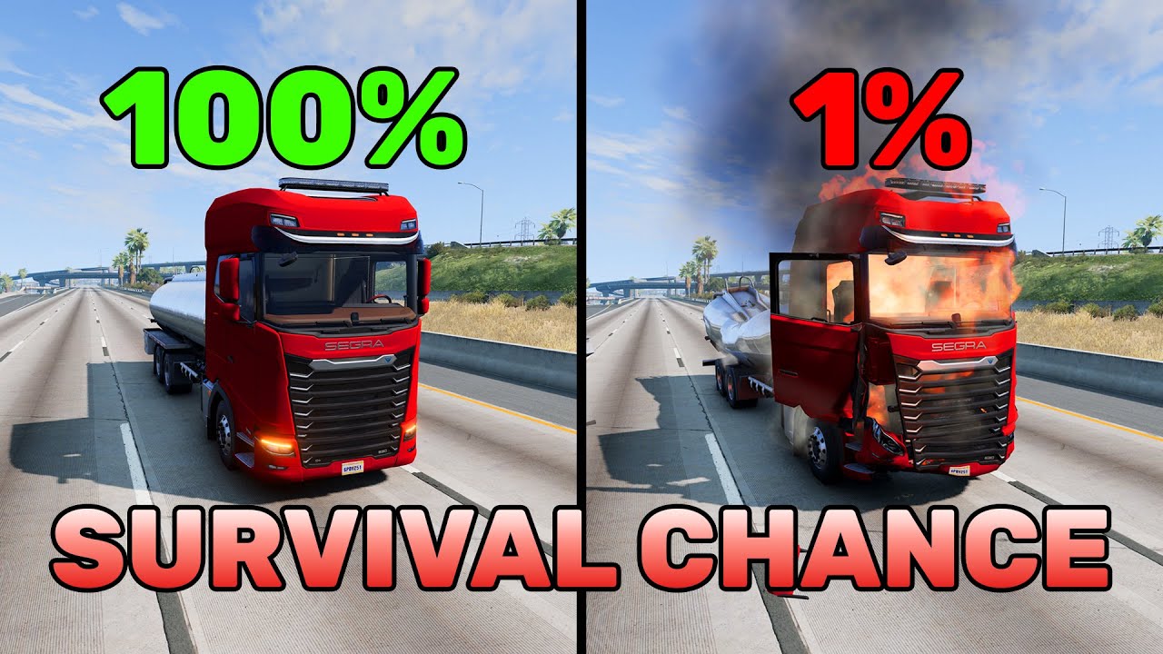 Best Of BeamNG.drive Realistic Crashes #10 | Epic Survival Chance Test