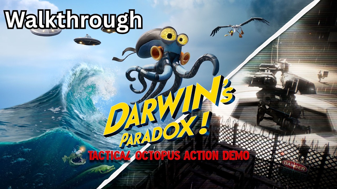 Darwin's Paradox! | Full Demo Walkthrough (Tactical Octopus Action Demo)