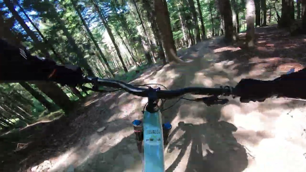 POV YT Jeffsy handles DH trail