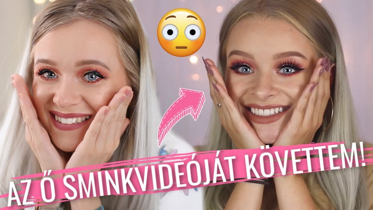SOPHDOESNAILS SMINKVIDEÓJÁT KÖVETTEM DROGÉRIÁS TERMÉKEKKEL | első benyomás