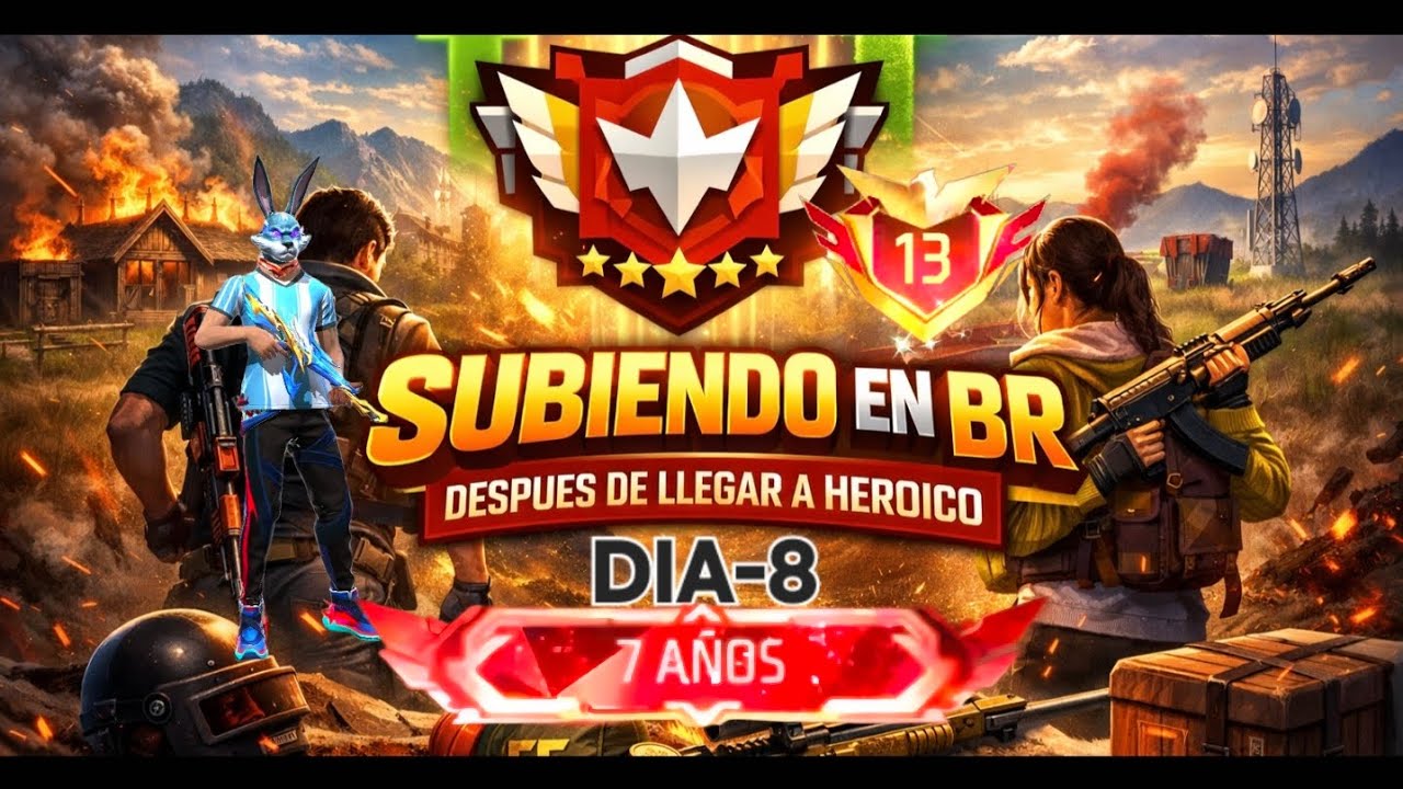 DIA-8 nueva temporada subiendo de rango ( FREEFIRE ) BR