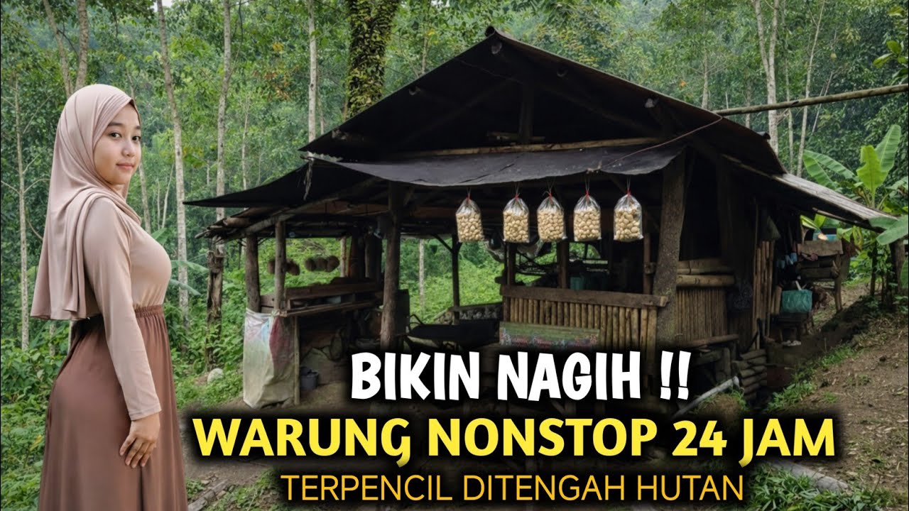 KAGET‼️MENEMUKAN WARUNG NONSTOP 24 JAM TERPENCIL DITENGAH HUTAN JAUH DARI PEMUKIMAN WARGA