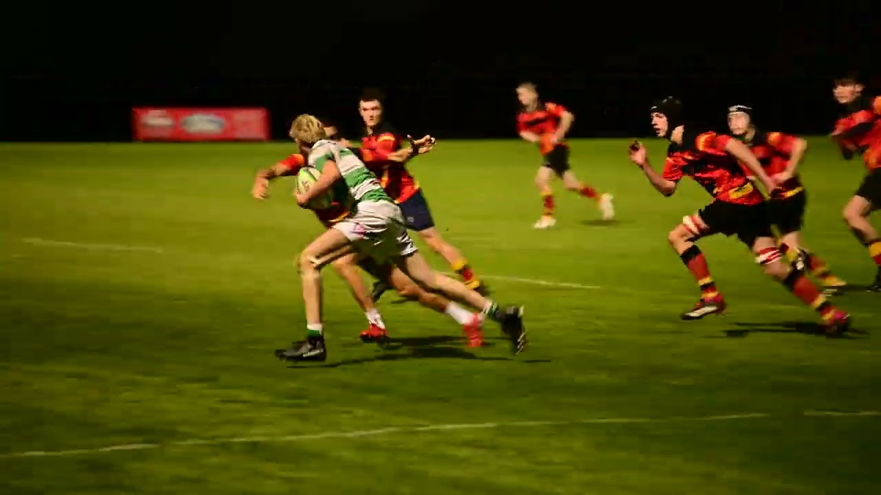 Omagh Accies U18 vs Strabane U18 rugby preseason friendly pt1