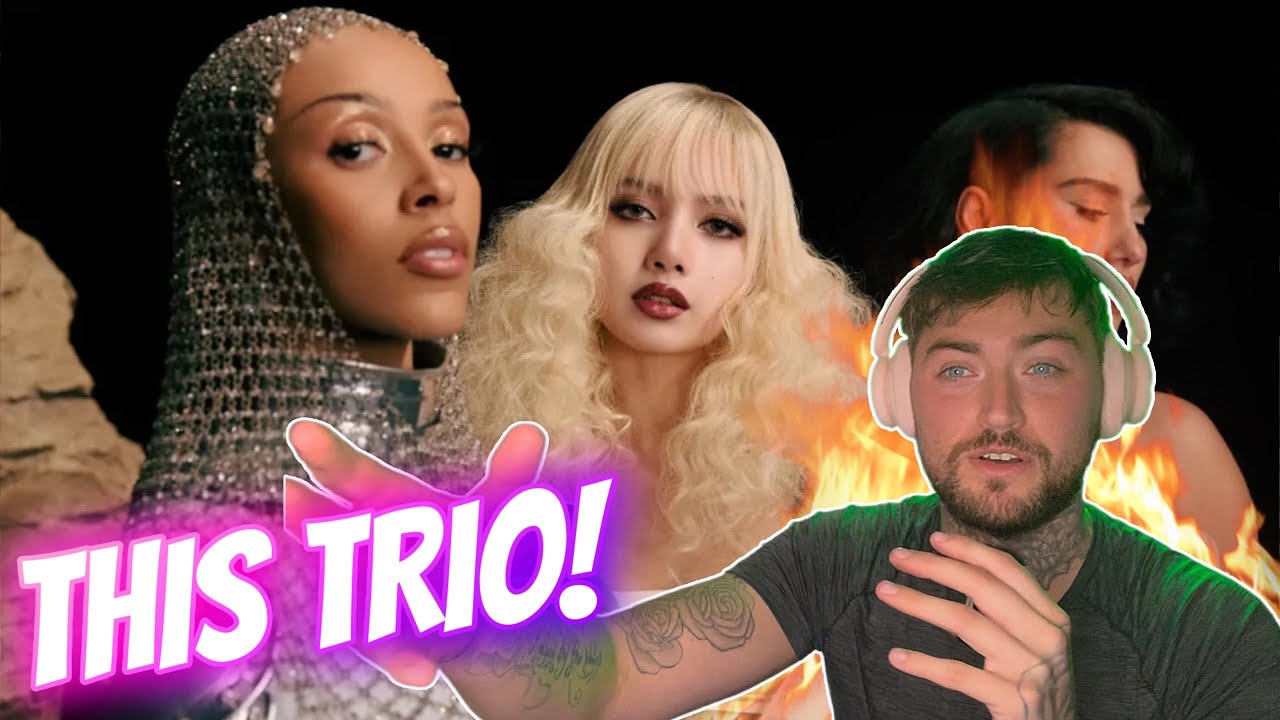 LISA - BORN AGAIN feat. Doja Cat & RAYE (Official Music Video) [REACTION!]