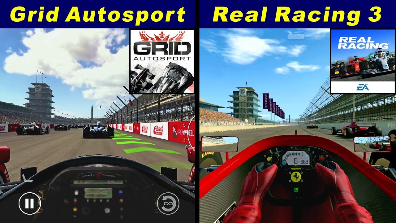 Grid Autosport Android vs Real Racing 3 @ Indianapolis