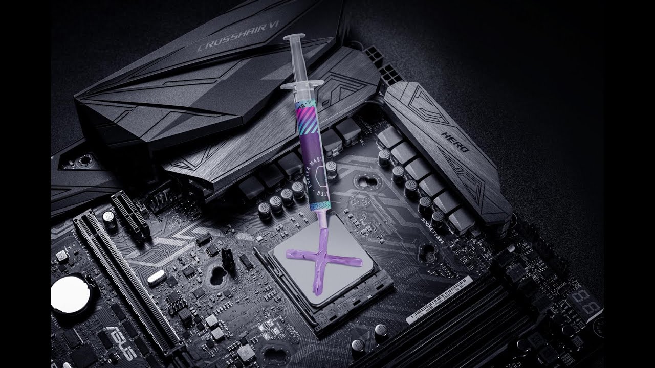 How To Install Thermal Paste To your PC |  COOLERMASTER CryoFuze Violet Thermal Paste